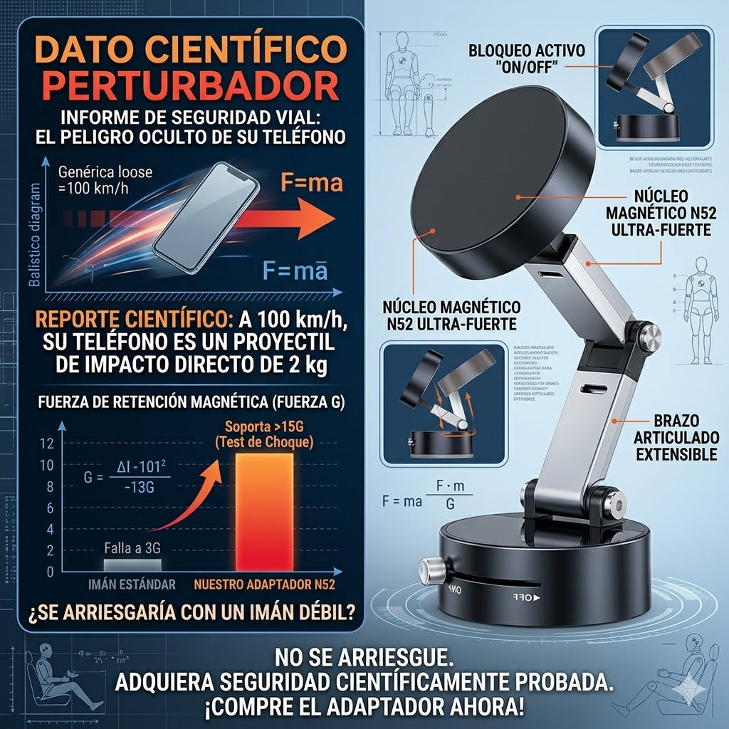 FlexMag 360™ – Agarra, gira y ajusta tu celular en cualquier ángulo con un solo toque magnético