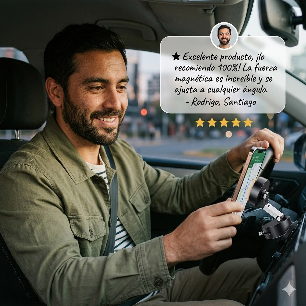 FlexMag 360™ – Agarra, gira y ajusta tu celular en cualquier ángulo con un solo toque magnético